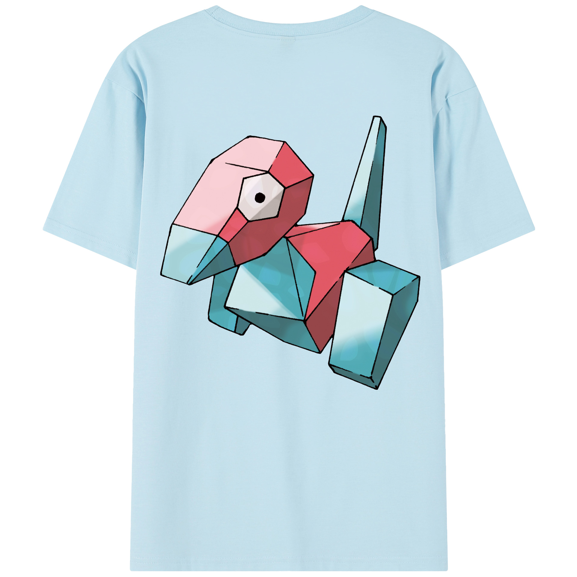 （画像用） ポケットモンスター Pokémon 綿100％半袖Tシャツ（背面プリント）